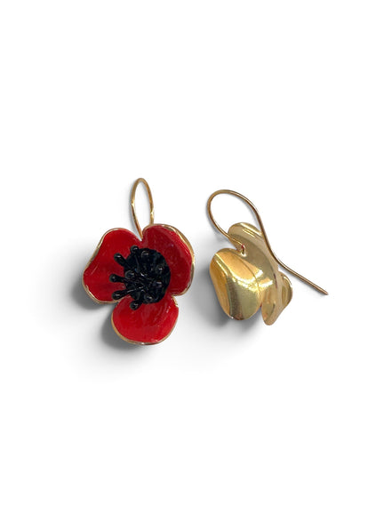 Georgia Charal Poppies Earrings No.2
